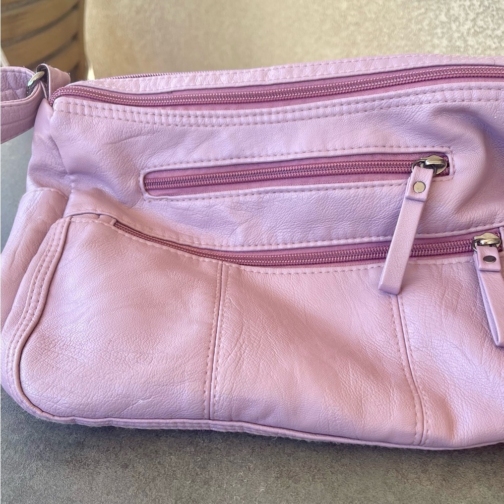 Elegant Lilac Women's Shoulder Bag